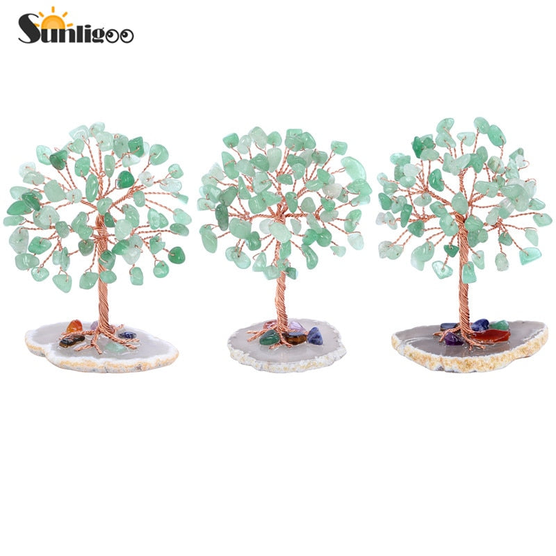 Bring Abundance Home with this Mini Crystal Money Tree