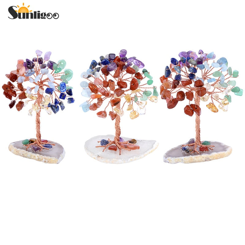 Bring Abundance Home with this Mini Crystal Money Tree