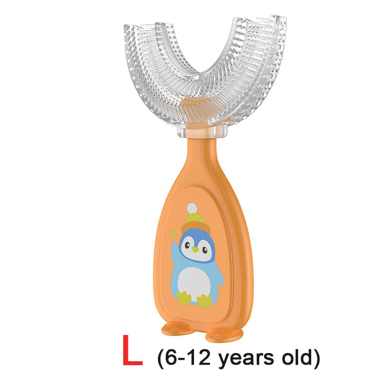 Soft Silicone Children Baby Toothbrush for Oral Care and Cleaning