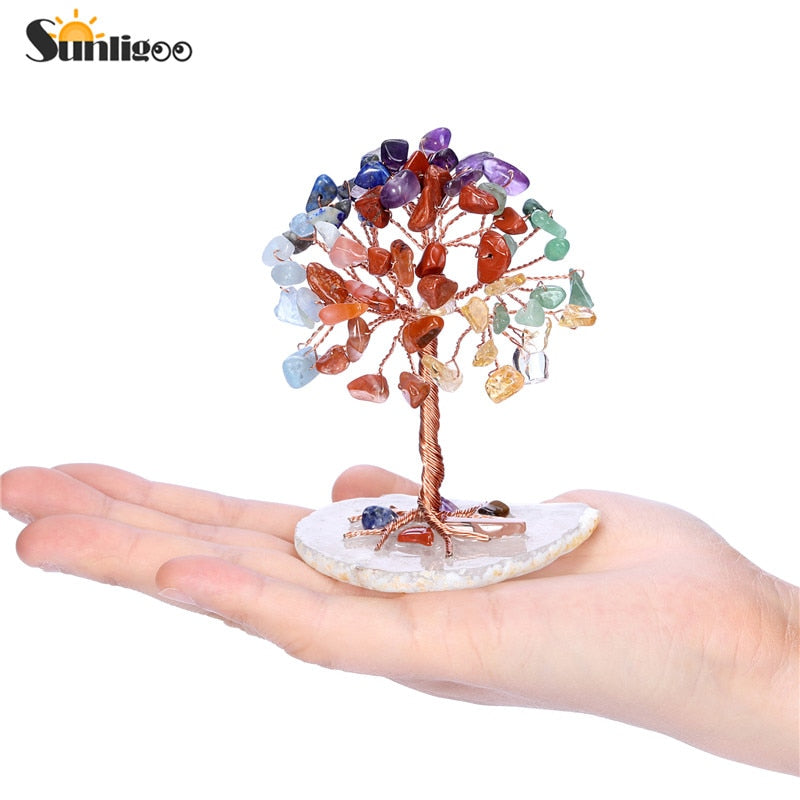 Bring Abundance Home with this Mini Crystal Money Tree