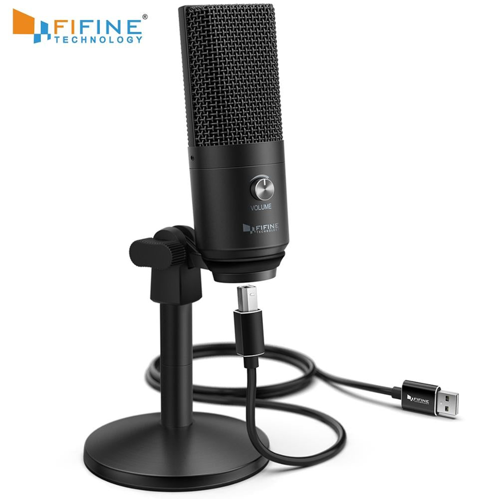 High-Quality USB Microphone for Recording and Streaming on Your Laptop and Computer