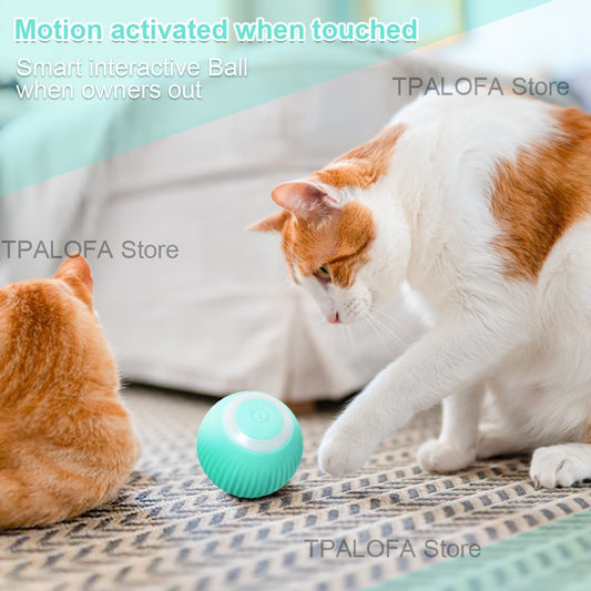 Keep Your Cat Entertained with Our Smart Electric Rolling Ball Toy