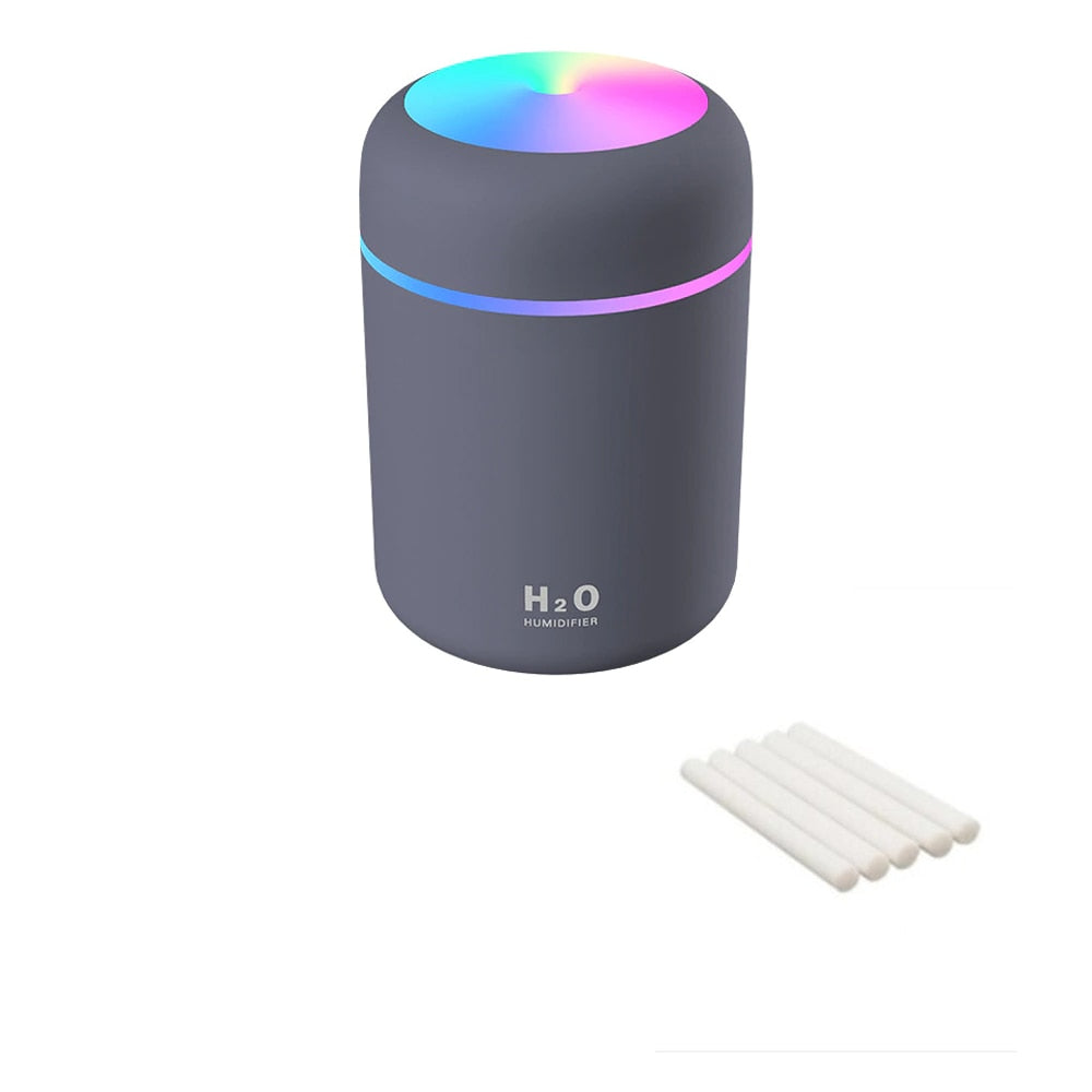Portable USB Ultrasonic Humidifier with Romantic Light